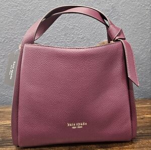 New with Tags | Kate Spade Knott Crossbody Tote | Deep Cherry |